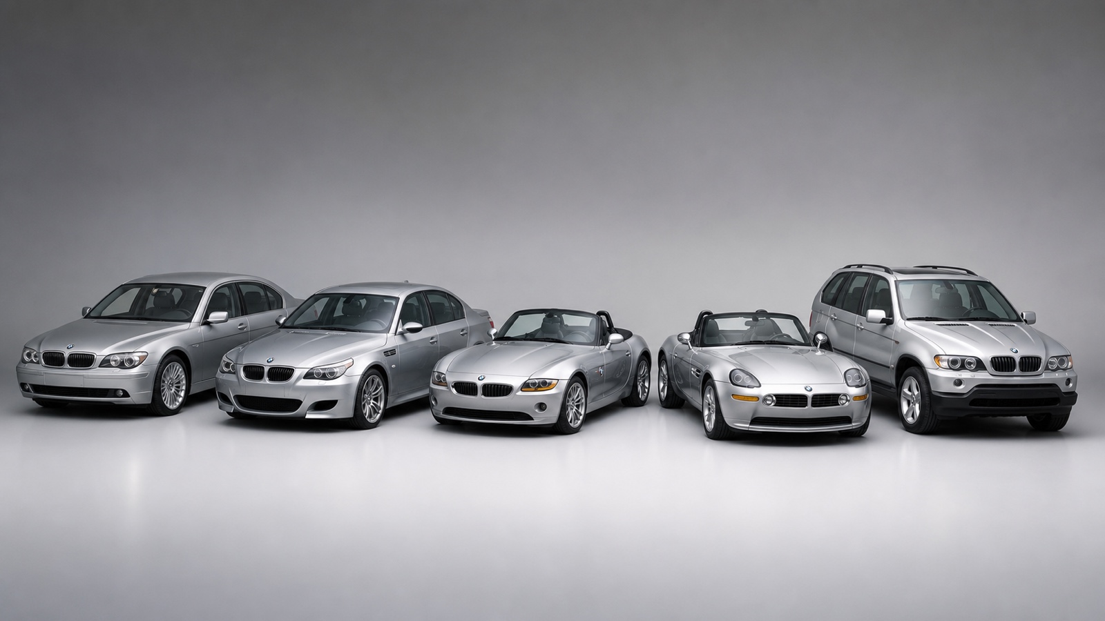 The Bangle-era BMWs: E65 7 Series, E60 M5, Z4, Z8 and E53 X5